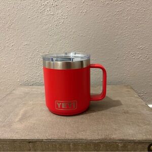 YETI 10oz Durasip Ceramic Mug Rescue Red